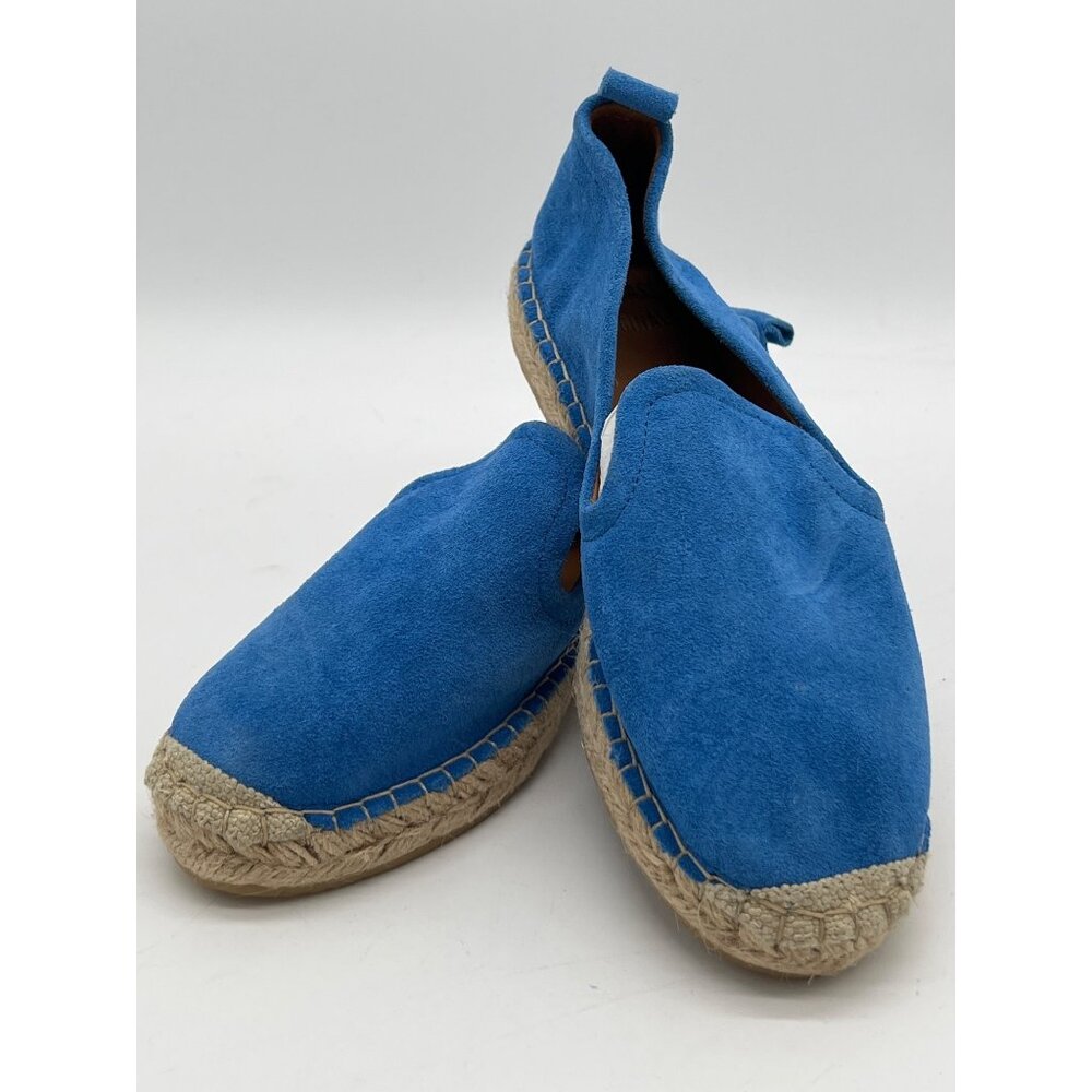 G.H. Bass Womens Blue Suede Espadrilles Size 6